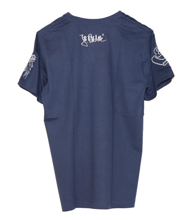 JBS T-Shirt uni navy oder weiss